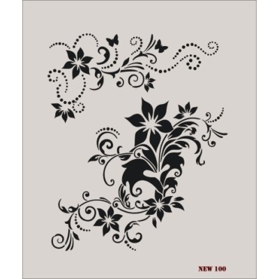 Rich New Seri N-100 Stencil 35x25cm