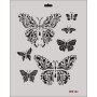 Rich New Seri N-104 Stencil 35x25cm