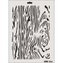 Rich New Seri N-124 Stencil 35x25cm