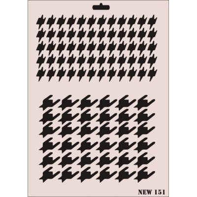 Rich New Seri N-151 Stencil 35x25cm