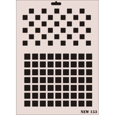Rich New Seri N-153 Stencil 35x25cm