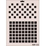 Rich New Seri N-153 Stencil 35x25cm