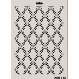 Rich New Seri N-112 Stencil 35x25cm