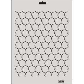 Rich New Seri N-164 Stencil 35x25cm