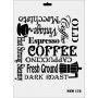 Rich New Seri N-178 Stencil 35x25cm