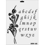 Rich New Seri N-182 Stencil 35x25cm