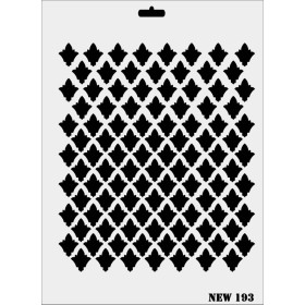 Rich New Seri N-193 Stencil 35x25cm