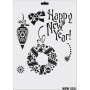 Rich New Seri N-223 Stencil 35x25cm