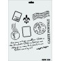 Rich New Seri N-239 Stencil 35x25cm
