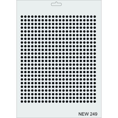 Rich New Seri N-249 Stencil 35x25cm