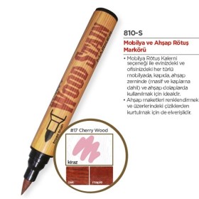 Marvy Ahşap Retöş Kalemi Fırça Uç Kiraz (Cherry Wood)