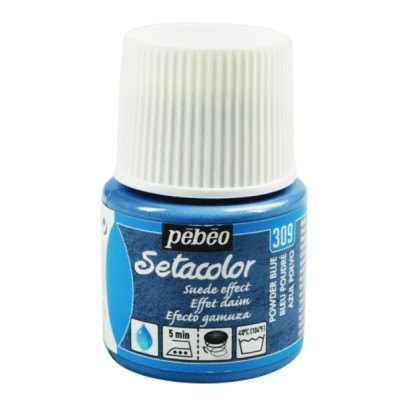 Pebeo Setacolor Suede Effect Powder Blue 309 Kumaş Boyası