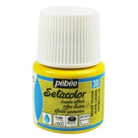 Pebeo Setacolor Suede Effect Bright Yellow 301  Kumaş Boyası