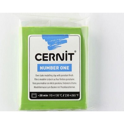 Cernit Number One Polimer Kil 611 Light Green 