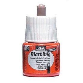 Pebeo Marbling Kırmızı Renk Ebru Boyası