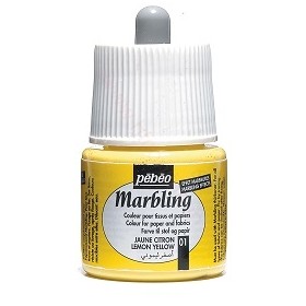 Pebeo Marbling Sarı Renk Ebru Boyası 45 ml