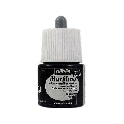 Pebeo Marbling 09 Siyah Ebru Boyası 45 ml