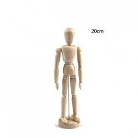 Ahşap Model Mankeni İnsan 20cm