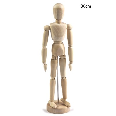 Ahşap Model Mankeni İnsan 30cm