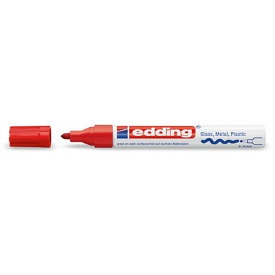 Edding 750 Hobi-Sanat Kalemi Kırmızı