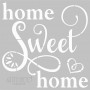 Artdeco Stencil Home Sweet Home 30x30cm -ST113