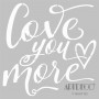 Artdeco Stencil Love You More 30x30cm-ST123