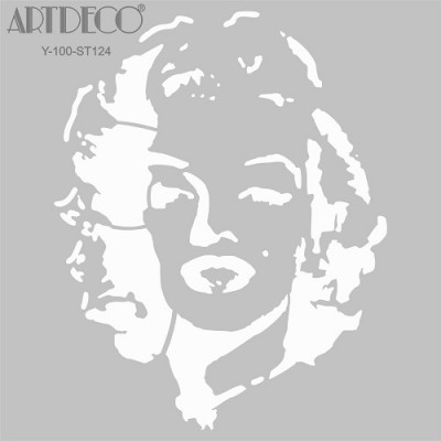 Artdeco Stencil Marilyn Monroe 30x30cm-ST124