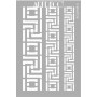 Artdeco Stencil A4 21x29cm Bordür -ST216