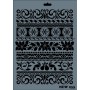 Rich New Seri N-233 Stencil 35x25cm