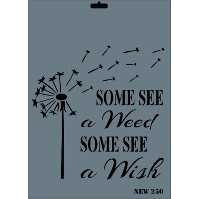 Rich New Seri N-250 Stencil 35x25cm