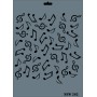 Rich New Seri N-262 Stencil 35x25cm