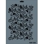 Rich New Seri N-268 Stencil 35x25cm