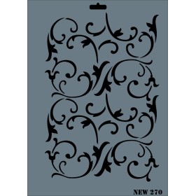 Rich New Seri N-270 Stencil 35x25cm