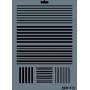 Rich New Seri N-272 Stencil 35x25cm
