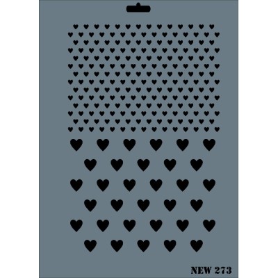 Rich New Seri N-273 Stencil 35x25cm