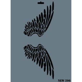 Rich New Seri N-296 Stencil 35x25cm