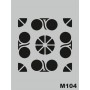 M104 Stencil 14x20 cm