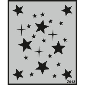 Z013 Duvar Stencil Şablon 58cm x 45cm