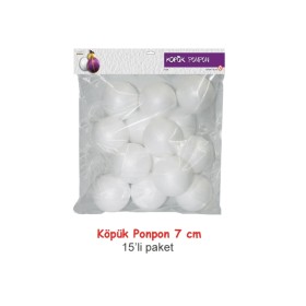 Vincent Köpük Strafor Top 7cm 15'li Paket