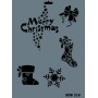 Rich New Seri N-219 Stencil 35x25cm