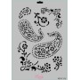 Rich New Seri N-316 Stencil 35x25cm