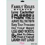 Rich New Seri N-320 Stencil 35x25cm