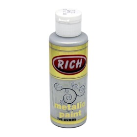Rich 732 Metalik Gümüş 130 ml Metalik Ahşap Boyası