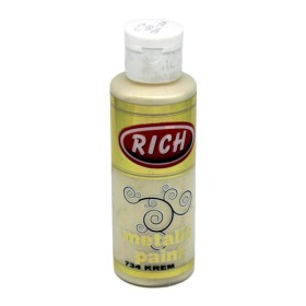 Rich 734 Metalik Krem 130 ml Metalik Ahşap Boyası