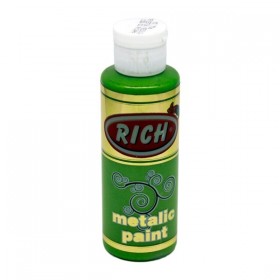 Rich 756 Metalik Fıstık Yeşili 130 ml Metalik Ahşap Boyası