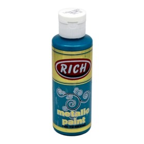 Rich 768 Metalik Turkuaz 130 ml Metalik Ahşap Boyası