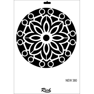 Rich New Seri N-380 Stencil 35x25cm