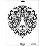 Rich New Seri N-398 Stencil 35x25cm