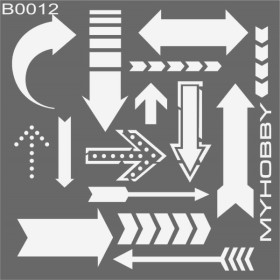 MyHobby Stencil Şablon 30x30cm B0012 MyHobby Stencil Şablon 30x30cm B0012