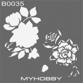 MyHobby Stencil Şablon 30x30cm B0035